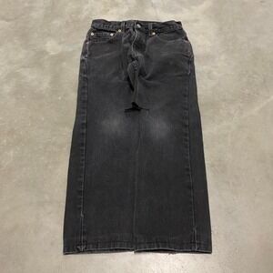 Vintage y2k 90s black Levi's denim jeans